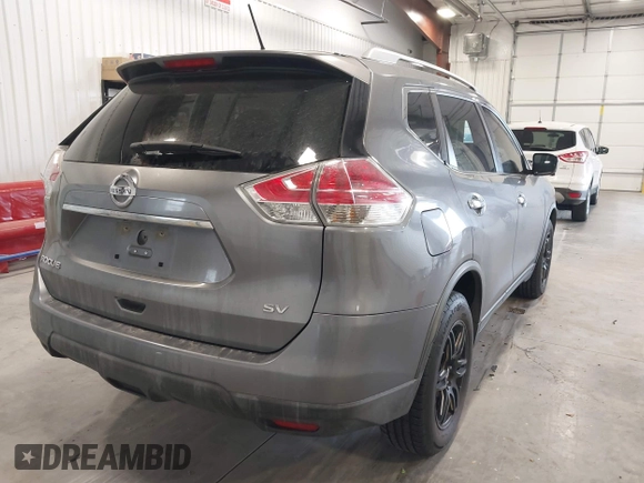 2016 Nissan Rogue SV with VIN KNMAT2MT6GP723090, listed as a IAAI auction lot 41996043 with 170,843 mi miles and . Bid and sale history available at DreamBid. Image 4.