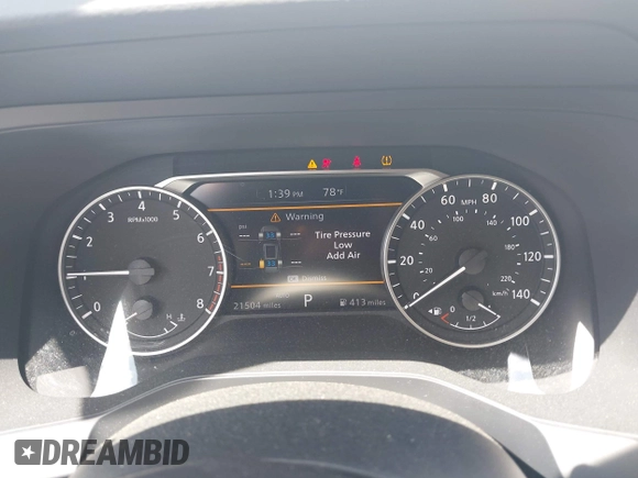 2024 Nissan Pathfinder S with VIN 5N1DR3AC1RC256575, listed as a IAAI auction lot 42042961 with 21,504 mi miles and . Bid and sale history available at DreamBid. Image 7.
