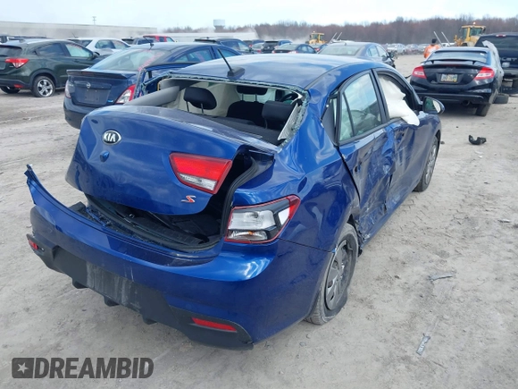 2019 Kia Rio S with VIN 3KPA24AB8KE207073, listed as a IAAI auction lot 41893914 with 88,648 mi miles. Bid and sale history available at carsss.com. Image 4.