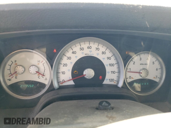 2004 Dodge Durango SLT with VIN 1D4HD48N04F211932, listed as a Copart auction lot 80087524 with 244,552 mi miles and Salvage title. Bid and sale history available at DreamBid. Image 9.