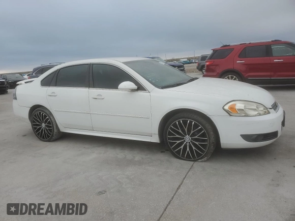 2010 Chevrolet Impala LT with VIN 2G1WB5EK2A1250415, listed as a Copart auction lot 51219575 with Not Provided miles and Salvage Title. Bid and sale history available at DreamBid. Image 4.