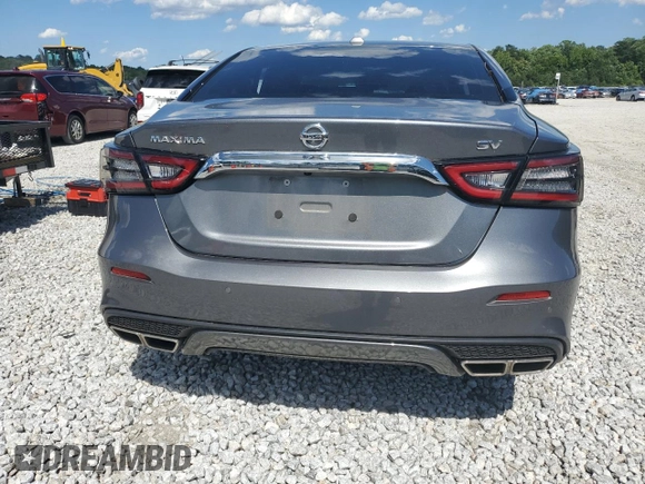 2021 Nissan Maxima SV with VIN 1N4AA6CV1MC511111, listed as a Copart auction lot 58222325 with 29,423 mi miles and Salvage title. Bid and sale history available at DreamBid. Image 6.