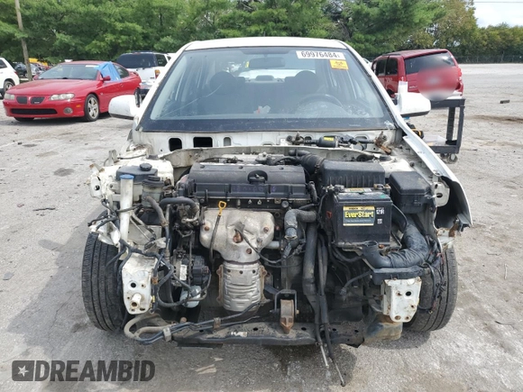 2009 Kia Rio LX with VIN KNADE223996526222, listed as a Copart auction lot 69976484 with 318,702 mi miles and Salvage Title. Bid and sale history available at DreamBid. Image 5.
