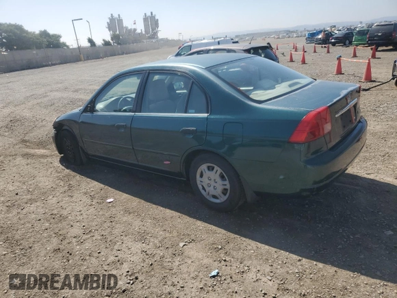 2001 Honda Civic LX with VIN JHMES16541S010074, listed as a Copart auction lot 73239894 with 173,988 mi miles and Salvage Title. Bid and sale history available at carsss.com. Image 2.