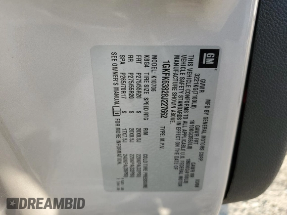 2008 GMC Yukon Denali z VIN 1GKFK63828J227662, wystawiony jako Copart lot #49750375 z przebiegiem 21 720 mil mil oraz Szkody całkowita. Historia ofert i sprzedaży dostępna na DreamBid. Obrazek 15.