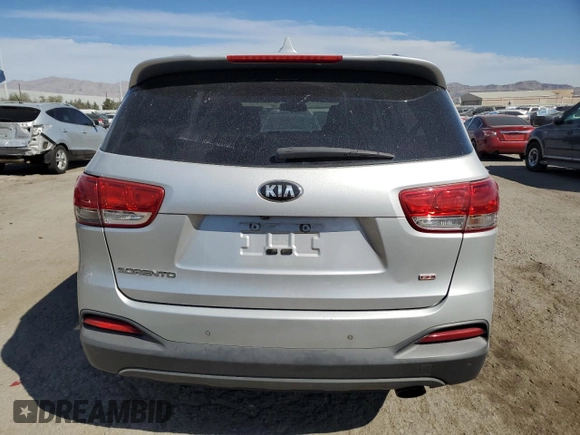 2016 Kia Sorento LX with VIN 5XYPGDA38GG014646, listed as a Copart auction lot 50840585 with 95,922 mi miles and Salvage Title. Bid and sale history available at DreamBid. Image 6.