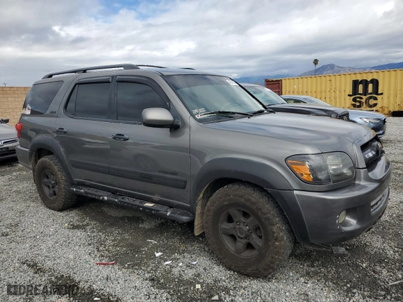 2005 Toyota Sequoia SR5 with VIN 5TDZT34A15S243856, listed as a Copart auction lot 48631245 with 221,965 mi miles and Salvage Title. Bid and sale history available at carsss.com. Image 4.
