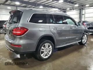 2017 Mercedes-Benz GLS 450 with VIN 4JGDF6EEXHA854437, listed as a Copart auction lot 53720415 with 105,375 mi miles and Salvage title. Bid and sale history available at DreamBid. Image 3.