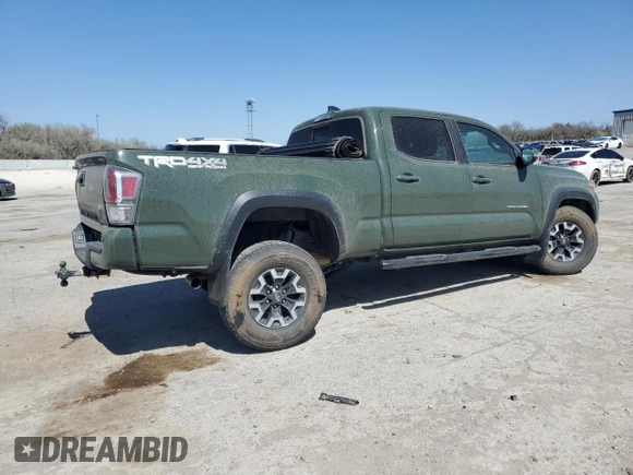 2021 Toyota Tacoma 4WD SR5 with VIN 3TMDZ5BN2MM101766, listed as a Copart auction lot 50015205 with 29,176 mi miles and Salvage Title. Bid and sale history available at carsss.com. Image 3.
