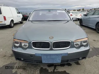 2003 BMW 7 Series 745Li with VIN WBAGN63403DR13949, listed as a Copart auction lot 81795894 with 109,828 mi miles and Salvage Title. Bid and sale history available at DreamBid. Image 5.