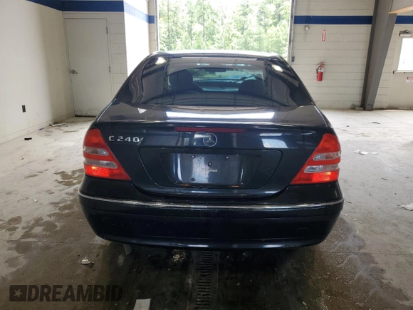 2003 Mercedes-Benz C 240 with VIN WDBRF61J73A521486, listed as a Copart auction lot 63702025 with Not provided miles and Salvage title. Bid and sale history available at DreamBid. Image 6.