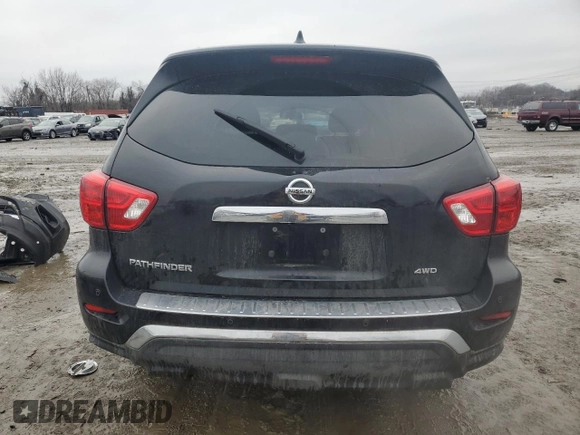 2020 Nissan Pathfinder S with VIN 5N1DR2AM7LC594122, listed as a Copart auction lot 43776665 with 97,761 mi miles and Salvage Title. Bid and sale history available at carsss.com. Image 6.