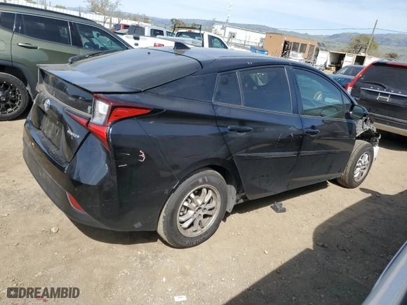 2019 Toyota Prius LE with VIN JTDL9RFU0K3001541, listed as a Copart auction lot 48569305 with 172,944 mi miles and Salvage Title. Bid and sale history available at carsss.com. Image 3.