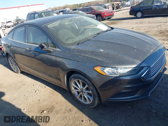 2017 Ford Fusion SE with VIN 3FA6P0HD9HR249735, listed as a IAAI auction lot 41883951 with 146,321 mi miles. Bid and sale history available at carsss.com. Image 1.