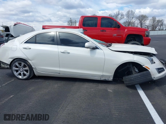 2013 Cadillac ATS Performance with VIN 1G6AC5S32D0145128, listed as a IAAI auction lot 41828380 with 117,321 mi miles and . Bid and sale history available at carsss.com. Image 13.