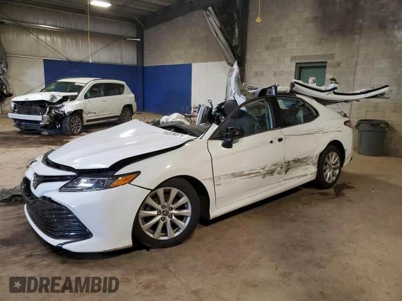 2020 Toyota Camry LE with VIN 4T1C11AK4LU998615, listed as a Copart auction lot 50336895 with 56,547 mi miles and Salvage Title. Bid and sale history available at DreamBid. Image 1.