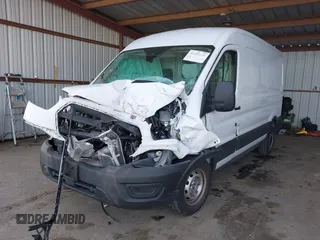 2024 Ford Transit Cargo with VIN 1FTBR1C83RKA91627, listed as a IAAI auction lot 41455595 with 12,010 mi miles and . Bid and sale history available at DreamBid. Image 6.