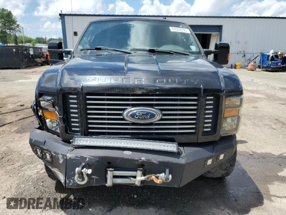2008 Ford F-250 XL with VIN 1FTSW21R88ED30385, listed as a Copart auction lot 60608995 with 134,048 mi miles and Salvage title. Bid and sale history available at DreamBid. Image 5.