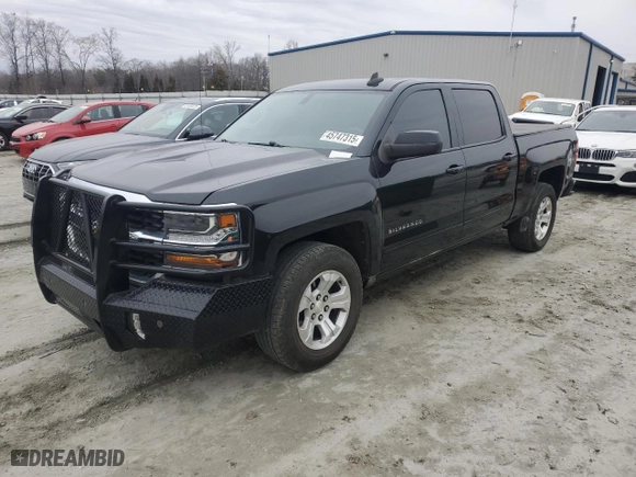2016 Chevrolet Silverado 1500 LT with VIN 3GCPCREC9GG336863, listed as a Copart auction lot 45747315 with 200,955 mi miles and Salvage Title. Bid and sale history available at carsss.com. Image 1.