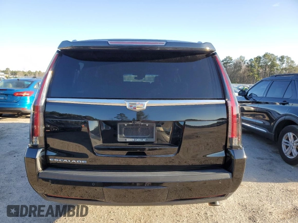 2019 Cadillac Escalade ESV Platinum with VIN 1GYS4KKJ4KR296244, listed as a Copart auction lot 45375865 with 55,746 mi miles and Salvage title. Bid and sale history available at DreamBid. Image 6.