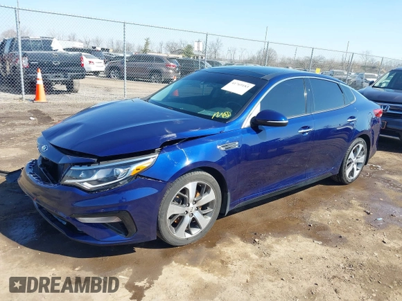 2019 Kia Optima LX with VIN 5XXGT4L35KG303814, listed as a IAAI auction lot 41769183 with 107,509 mi miles. Bid and sale history available at carsss.com. Image 17.
