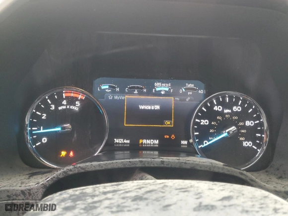 2022 Ford Super Duty F-350 SRW XL with VIN 1FT8W3BT0NEE33175, listed as a Copart auction lot 85955884 with 74,121 mi miles and Salvage Title. Bid and sale history available at carsss.com. Image 9.