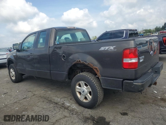 2005 Ford F-150 STX with VIN 1FTRX14W25FA62950, listed as a Copart auction lot 64290195 with 290,608 mi miles and Clean title. Bid and sale history available at DreamBid. Image 2.