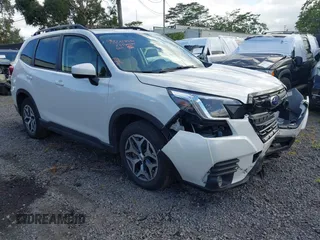 2023 Subaru Forester Premium with VIN JF2SKAEC3PH400322, listed as a IAAI auction lot 42317438 with 16,400 mi miles and . Bid and sale history available at DreamBid. Image 1.