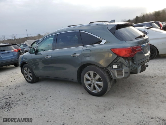 2016 Acura MDX w/Advance with VIN 5FRYD4H95GB006047, listed as a Copart auction lot 41380675 with 160,303 mi miles and Salvage Title. Bid and sale history available at carsss.com. Image 2.