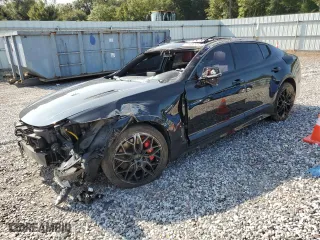 2018 Kia Stinger GT1 with VIN KNAE45LC2J6025300, listed as a Copart auction lot 70602414 with 99,290 mi miles and Salvage Title. Bid and sale history available at carsss.com. Image 1.