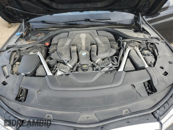 2019 BMW 7 Series 750i xDrive with VIN WBA7B0C53KG527537, listed as a Copart auction lot 64113345 with 36,820 mi miles and Salvage title. Bid and sale history available at DreamBid. Image 11.