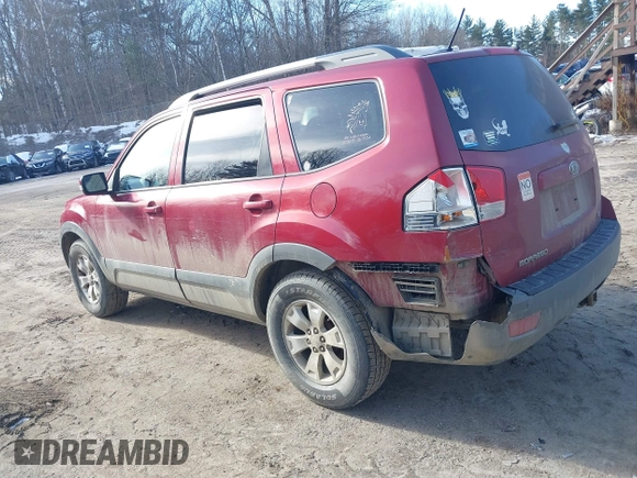 2009 Kia Borrego LX with VIN KNDJH741495032040, listed as a IAAI auction lot 41740606 with 305,209 mi miles. Bid and sale history available at carsss.com. Image 3.