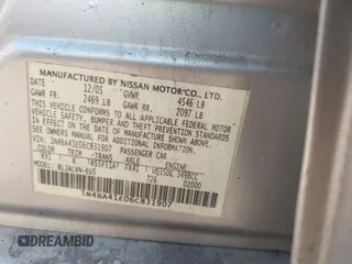 2006 Nissan Maxima SE z VIN 1N4BA41E06C831907, wystawiony jako IAAI lot #40852598 z przebiegiem 135 994 mil mil oraz . Historia ofert i sprzedaży dostępna na DreamBid. Obrazek 9.