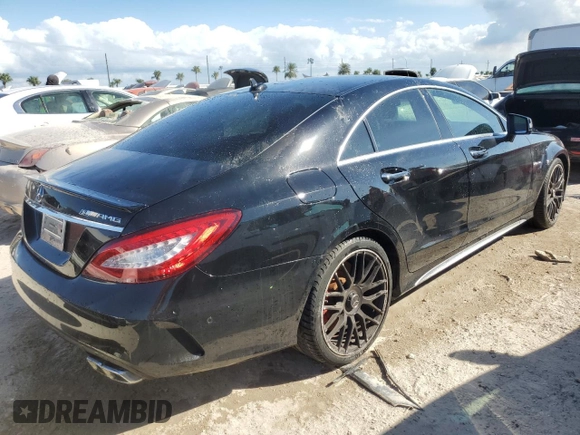 2015 Mercedes-Benz CLS-Class CLS 63 AMG S-Model with VIN WDDLJ7GB1FA151500, listed as a Copart auction lot 77434714 with 0 mi miles and Non Repairable. Bid and sale history available at carsss.com. Image 3.