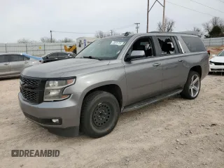 2015 Chevrolet Suburban LT z VIN 1GNSCJKC4FR263844, wystawiony jako Copart lot #49231755 z przebiegiem Nie podano mil oraz Szkoda całkowita • Salvage title. Historia ofert i sprzedaży dostępna na DreamBid. Obrazek 1.
