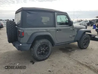 2021 Jeep Wrangler Sport with VIN 1C4GJXAN4MW663492, listed as a Copart auction lot 88965225 with 54,931 mi miles and Salvage title. Bid and sale history available at DreamBid. Image 3.