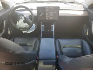 2020 Tesla Model 3 Long Range with VIN 5YJ3E1EBXLF807033, listed as a Copart auction lot 49548665 with 32,031 mi miles and Salvage Title. Bid and sale history available at carsss.com. Image 8.