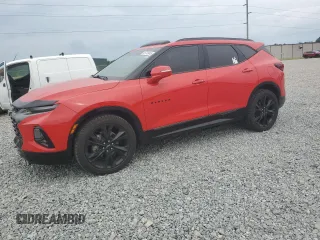 2019 Chevrolet Blazer RS z VIN 3GNKBJRS7KS691785, wystawiony jako Copart lot #55720945 z przebiegiem 95 140 mil mil oraz Szkoda całkowita • Salvage title. Historia ofert i sprzedaży dostępna na DreamBid. Obrazek 1.