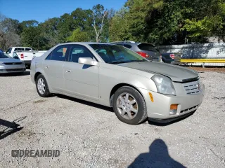 2007 Cadillac CTS with VIN 1G6DP577070103879, listed as a Copart auction lot 81665024 with 75,433 mi miles and Salvage Title. Bid and sale history available at carsss.com. Image 4.
