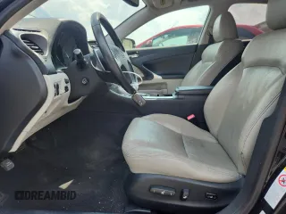 2011 Lexus IS 250 with VIN JTHCF5C28B5044712, listed as a Copart auction lot 62860335 with 126,814 mi miles and Salvage title. Bid and sale history available at DreamBid. Image 7.