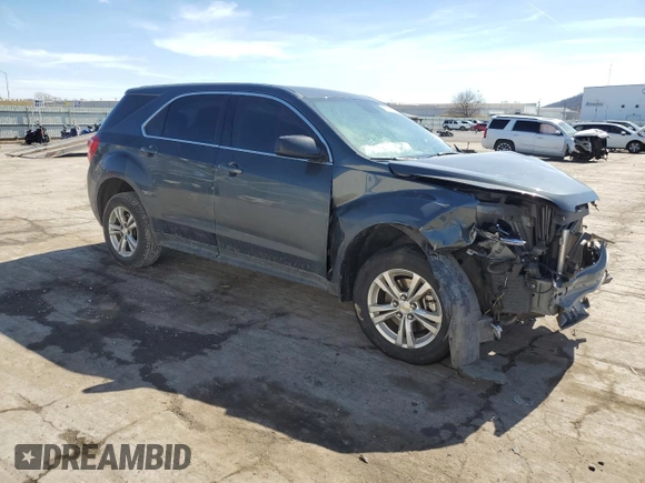 2017 Chevrolet Equinox LS with VIN 2GNALBEK9H1532517, listed as a Copart auction lot 46643705 with 148,402 mi miles and Salvage Title. Bid and sale history available at carsss.com. Image 4.