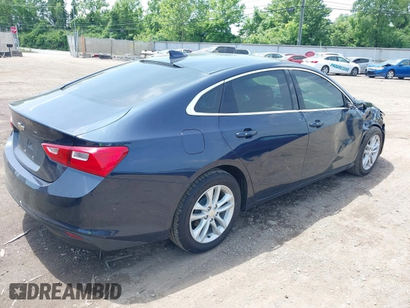 2016 Chevrolet Malibu LT with VIN 1G1ZE5ST6GF177407, listed as a IAAI auction lot 39508592 with 111,532 mi miles and . Bid and sale history available at DreamBid. Image 4.