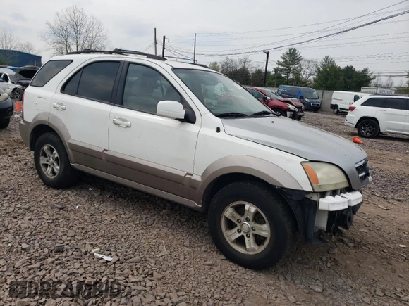 2006 Kia Sorento LX with VIN KNDJD733665597996, listed as a Copart auction lot 75821774 with 233,391 mi miles and Salvage title. Bid and sale history available at DreamBid. Image 4.