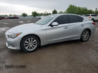 2014 Infiniti Q50 Sport with VIN JN1BV7AR9EM707343, listed as a Copart auction lot 58577545 with 252,938 mi miles and Clean title. Bid and sale history available at DreamBid. Image 1.