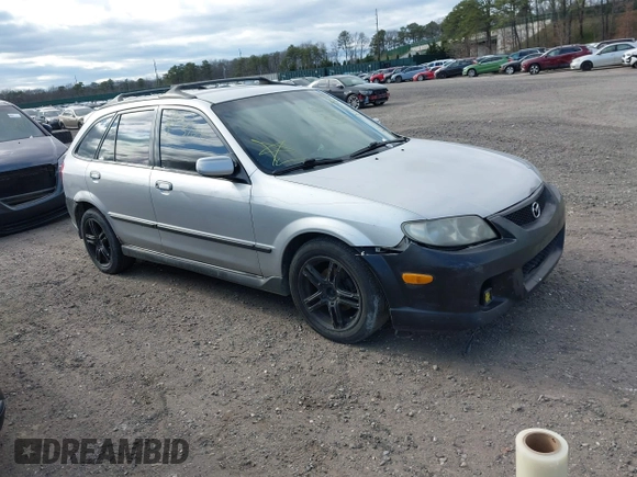 2002 Mazda Protege with VIN JM1BJ245921455563, listed as a IAAI auction lot 42064853 with Not Provided miles and . Bid and sale history available at DreamBid. Image 1.
