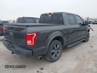 2015 Ford F-150 XL with VIN 1FTEW1CG6FFD03017, listed as a IAAI auction lot 41748415 with 132,241 mi miles. Bid and sale history available at carsss.com. Image 4.