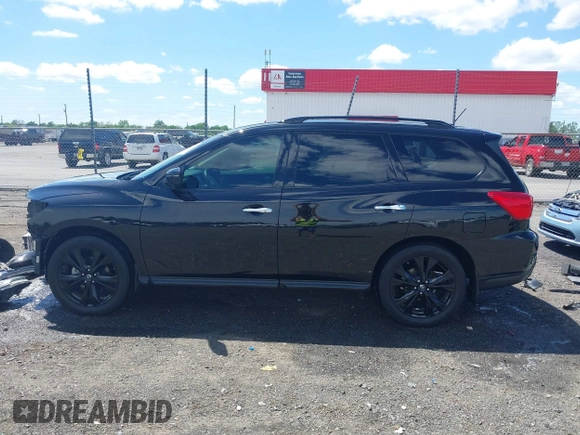 2018 Nissan Pathfinder SL with VIN 5N1DR2MN7JC643806, listed as a IAAI auction lot 42085560 with 119,495 mi miles and . Bid and sale history available at DreamBid. Image 15.