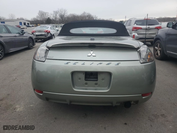 2008 Mitsubishi Eclipse GS with VIN 4A3AL25F38E003345, listed as a Copart auction lot 88695085 with 23,807 mi miles and Salvage Title. Bid and sale history available at carsss.com. Image 6.