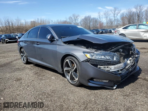 2019 Honda Accord Sedan Sport 1.5T with VIN 1HGCV1F30KA092215, listed as a Copart auction lot 51452845 with 144,414 mi miles and Salvage Title. Bid and sale history available at carsss.com. Image 4.