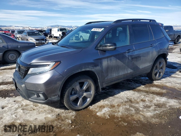 2021 Honda Passport Touring with VIN 5FNYF8H99MB006096, listed as a Copart auction lot 46292925 with 40,809 mi miles and Salvage Title. Bid and sale history available at carsss.com. Image 1.